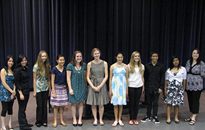 Janelle and her students