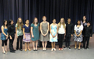 Janelle and her students